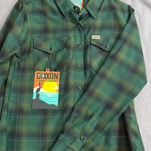 DIXXON Torrey Button-Down Flannel Shirt NWT